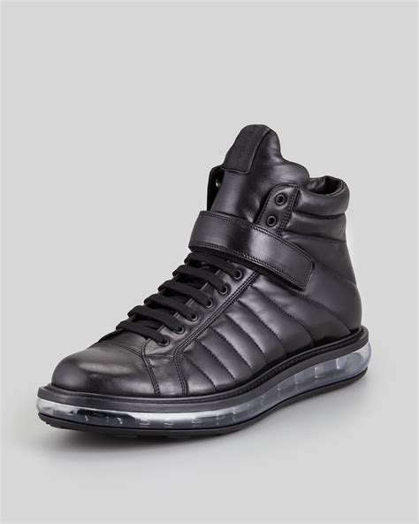 Prada Levitate Leather Sneakers 